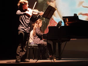 Valentina Kaufman (pianoforte) e Luca Kaufman (violino) in concerto
