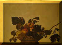 Caravaggio "Canestro con frutta"