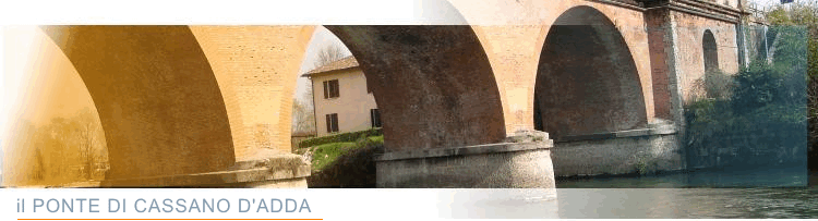 le arcate del ponte sulla Muzza di Cassano d'Adda