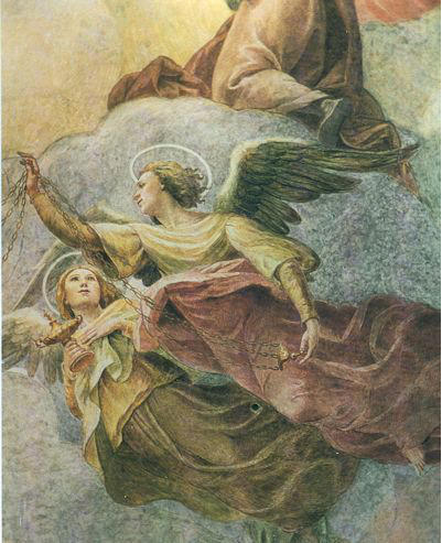 Gaetano Miolato - Angeli adoranti con turibolo e navetta