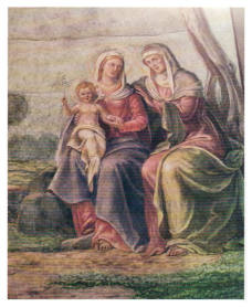 Gaetano Miolato - la Madonna col Bambino e S. Anna