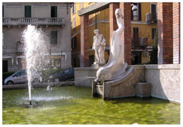 La vasca del pesce di Piazza Garibaldi