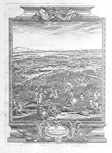 La Battaglia di Cassano in una stampa dell'epoca (collezione privata di Luigi Cernuschi)