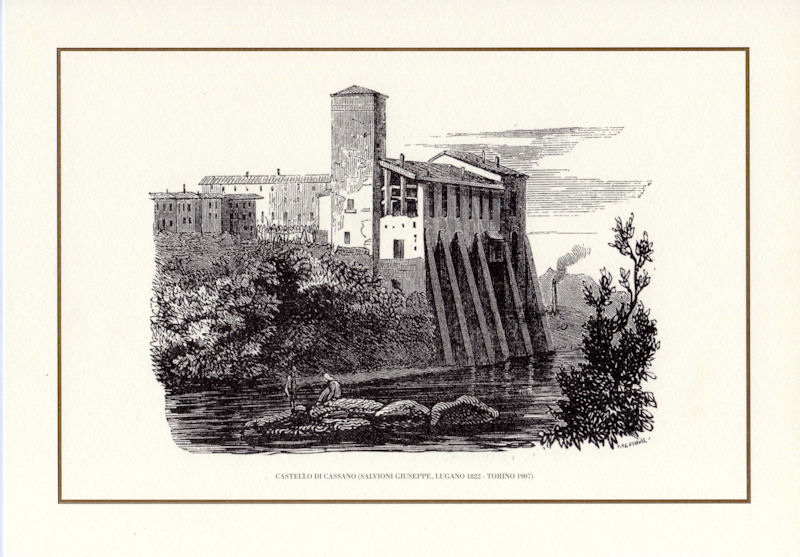 Castello di Cassano (Salvioni Giuseppe, Lugano 1822 - Torino 1907)