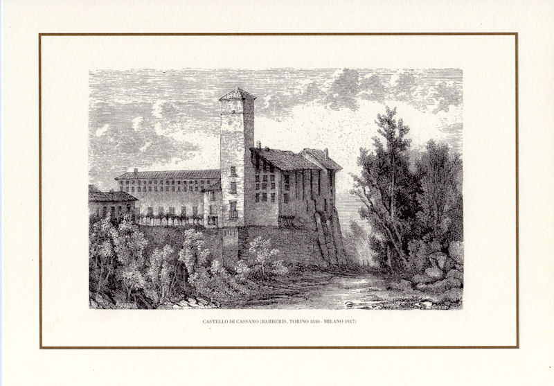 Castello di Cassano (Barberis, Torino 1840 - Milano 1917)