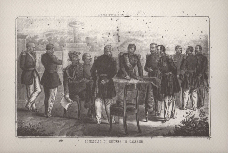Consiglio di guerra in Cassano - Guerra d'Italia 1659