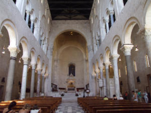 Bari - Interno della Cattedrale di S. Sabino