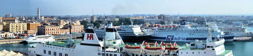 Bari - panorama porto