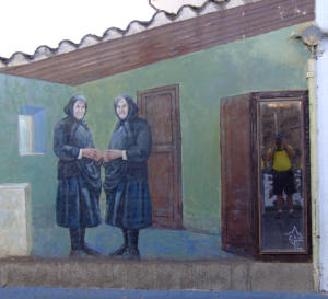 San Sperate - murales con me riflesso 