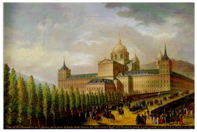 Vista del Real Monastero de San Lorenzo por la parte de levante