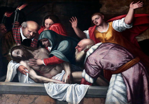 Deposizione del Cristo - Olio su tela cm 152 X 134