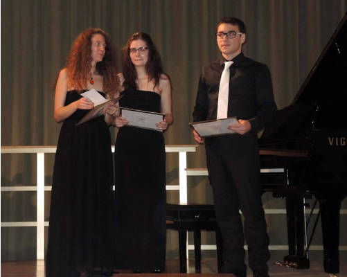 Premiazione del trio