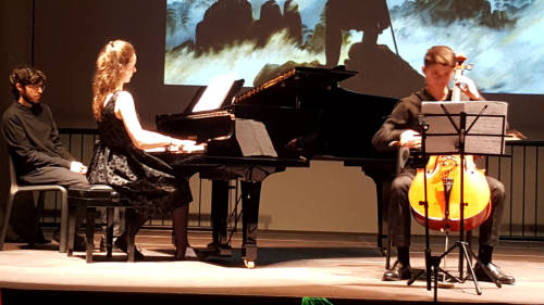 Alexandra Ioana Ducariu al pianoforte - Andrea Cavalazzi al violoncello