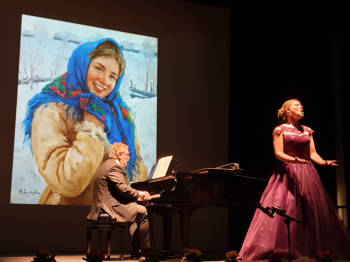 Marina Makarova (soprano) e Aleksandr Tsvetkov (piano) in concerto