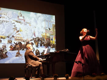 Marina Makarova (soprano) e Aleksandr Tsvetkov (piano) in concerto