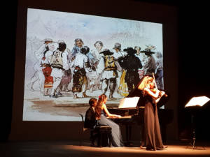 Beatrice (pianoforte)  Anna (violino) e Maxim 
