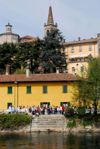 il lavatoio della Muzza con nella sua splendida vista